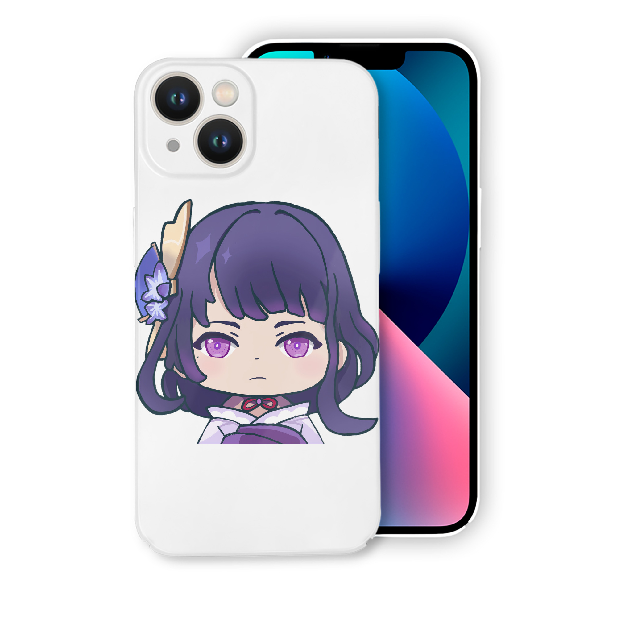 げんし神 雷電将軍 らいでんしょうぐん genshin Raiden Shogun 【iPhone 14シリーズ対応】ハードケース